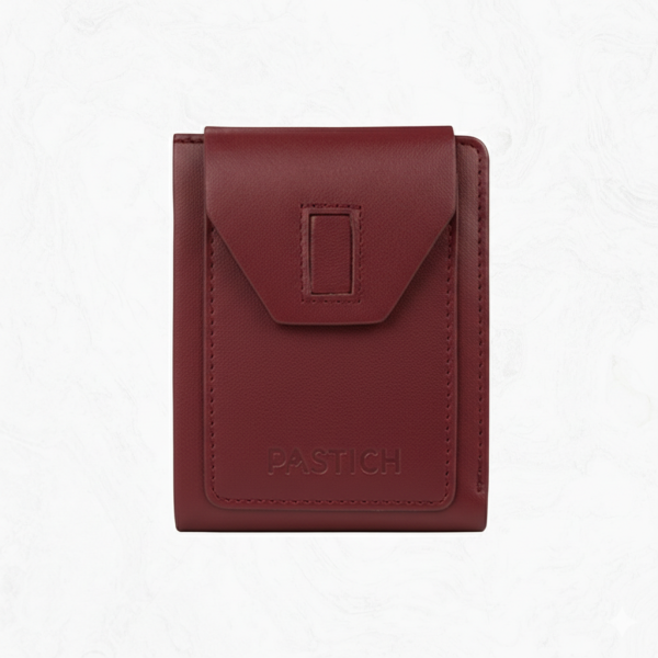 Pastich Bi-Fold Wallet | - Red