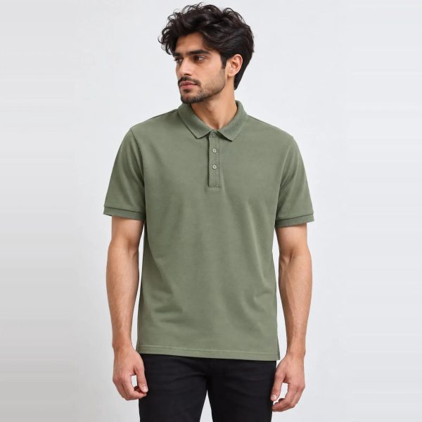 Pastich Premium Polo – Sage Green