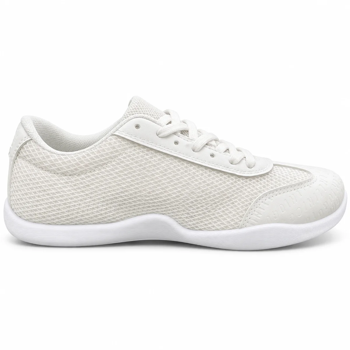 White Textured Sneaker